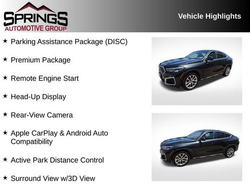 Used 2023 BMW X6 xDrive40i w/ Premium Package AWD/4WD image 2