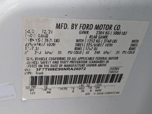 Certified 2022 Ford Maverick XL FWD image 35