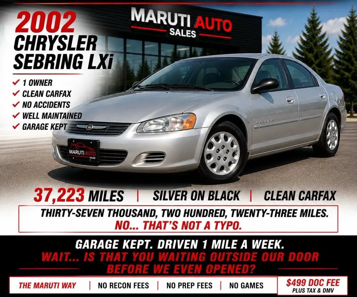 Used 2002 Chrysler Sebring LXi w/ Security Group FWD image 47