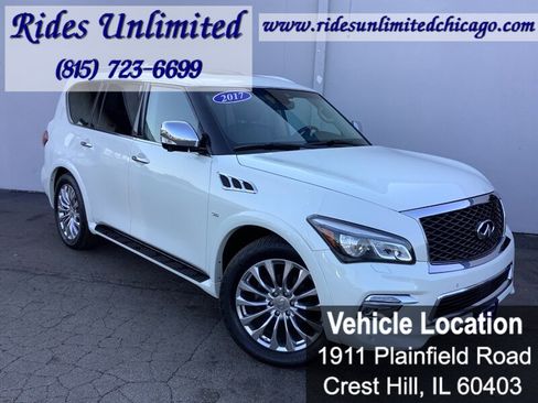 Used 2017 INFINITI QX80 4WD w/ Deluxe Technology Package image 8
