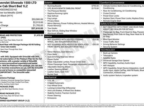 Used 2022 Chevrolet Silverado 1500 LTZ AWD/4WD image 31