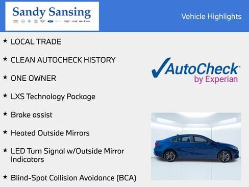 Used 2023 Kia Forte LXS w/ LXS Technology Package image 7