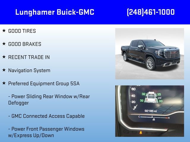 Certified 2023 GMC Sierra 1500 Denali w/ Technology Package AWD/4WD image 6