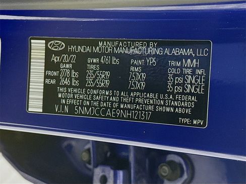 Certified 2022 Hyundai Tucson SEL w/ Convenience + Premium Package image 37