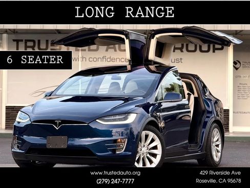 Used 2017 Tesla Model X 100D AWD/4WD image 1