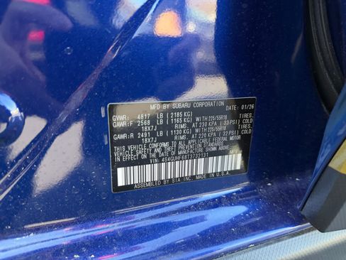 New 2026 Subaru Crosstrek 2.5i Sport AWD/4WD image 16