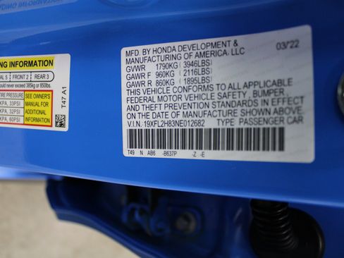 Used 2022 Honda Civic Sport image 49