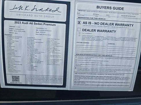 Used 2023 Audi A6 Premium Plus w/ Premium Plus Package AWD/4WD image 23