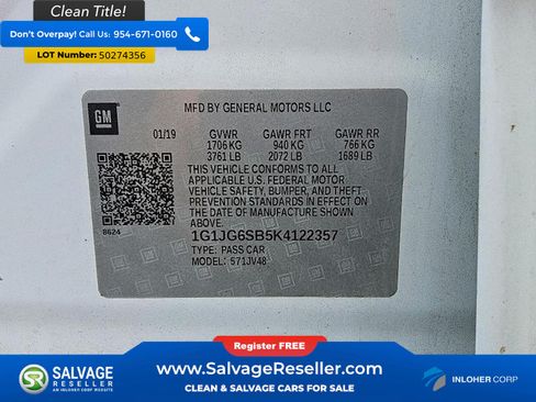 Used 2019 Chevrolet Sonic LT FWD image 16
