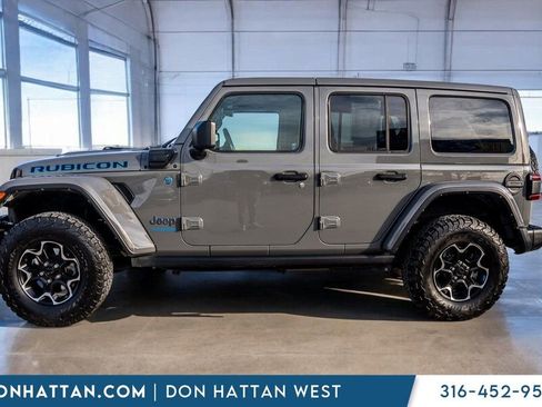 Used 2021 Jeep Wrangler Unlimited Rubicon 4xe w/ Steel Bumper Group image 2