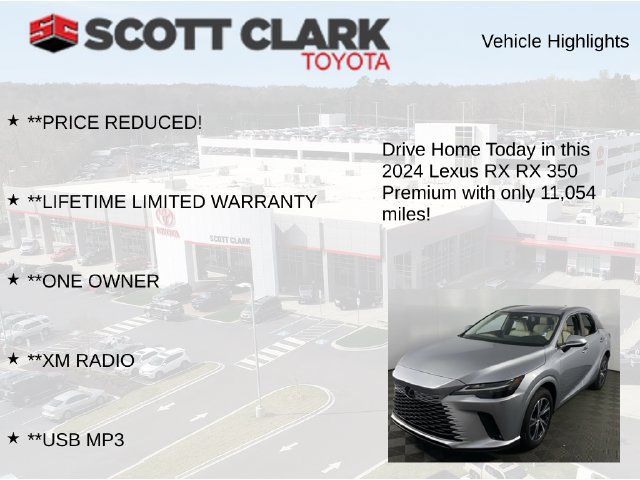 Used 2024 Lexus RX 350 Premium w/ Accessory Package (Z1) FWD image 13