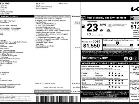 Used 2022 Kia Sportage LX w/ LX AWD Value Edition Package image 48