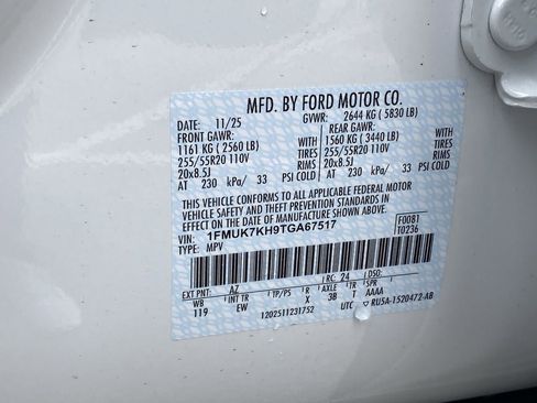 New 2026 Ford Explorer ST-Line w/ Premium Package image 36