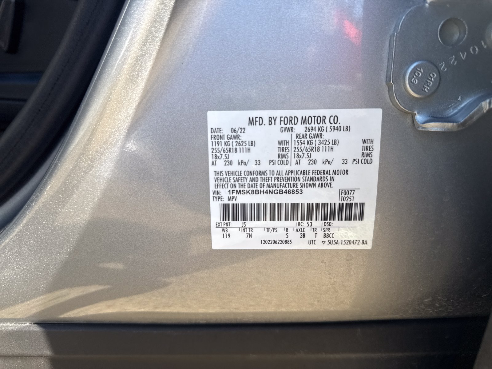 Certified 2022 Ford Explorer 4WD image 30
