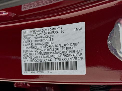 New 2026 Honda Accord EX-L image 37