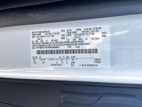 Used 2024 Ford Transit 250 Low Roof w/ Exterior Upgrade Package image 16