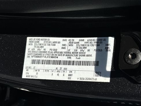 Used 2020 Ford F450 Limited w/ FX4 Off-Road Package AWD/4WD image 36