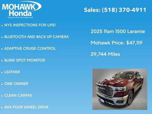 Used 2025 RAM 1500 Laramie AWD/4WD image 7
