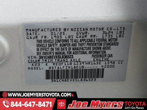 Used 2025 Nissan Versa SV image 31