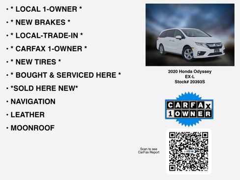 Certified 2020 Honda Odyssey EX-L image 7