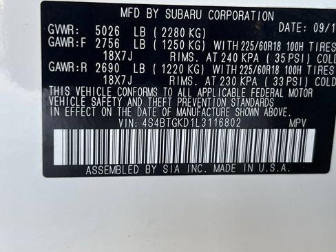 Used 2020 Subaru Outback Onyx Edition XT w/ Popular Package #2 AWD/4WD image 28