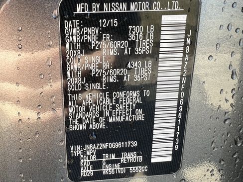 Used 2016 INFINITI QX80 2WD w/ Driver's Assistance Package image 37