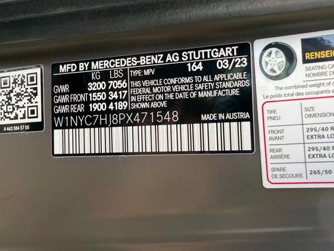 Certified 2023 Mercedes-Benz G 63 AMG 4MATIC image 29