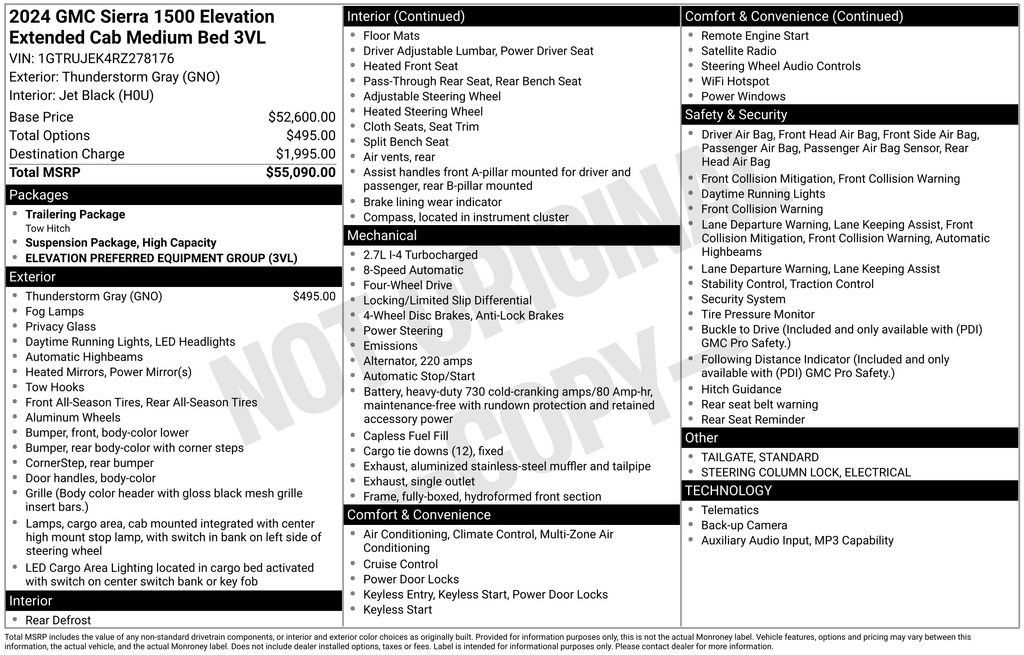 Used 2024 GMC Sierra 1500 Elevation AWD/4WD image 12