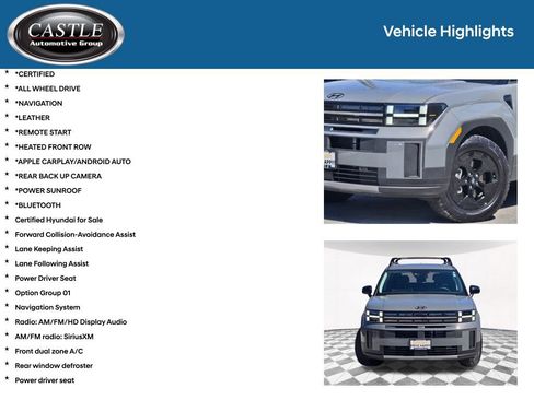 Certified 2025 Hyundai Santa Fe XRT AWD/4WD image 3