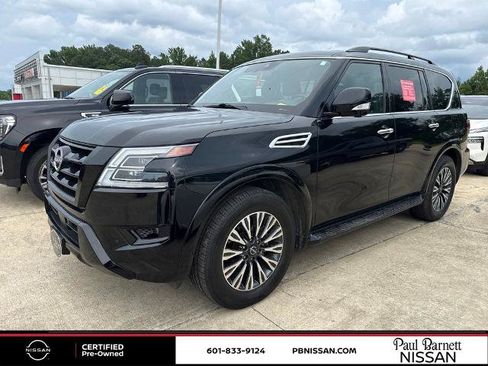 Certified 2024 Nissan Armada SL w/ Midnight Edition Package RWD image 2
