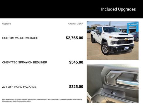 Used 2024 Chevrolet Silverado 2500 Custom w/ Custom Value Package image 5