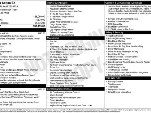 Used 2024 Kia Seltos EX image 30