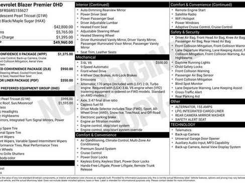 Used 2024 Chevrolet Blazer Premier w/ Driver Confidence II Package image 4