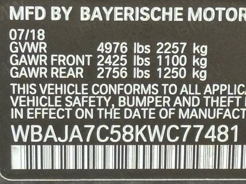 Used 2019 BMW 530i xDrive w/ Premium Package AWD/4WD image 51