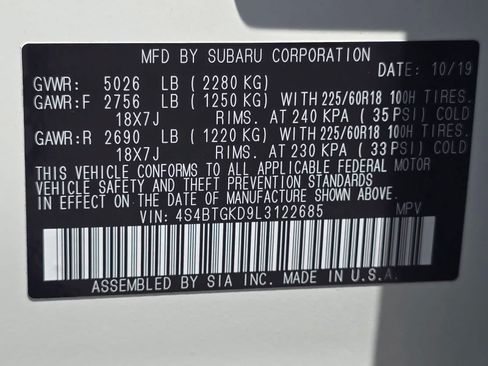 Used 2020 Subaru Outback Onyx Edition XT w/ Popular Package #2 AWD/4WD image 31