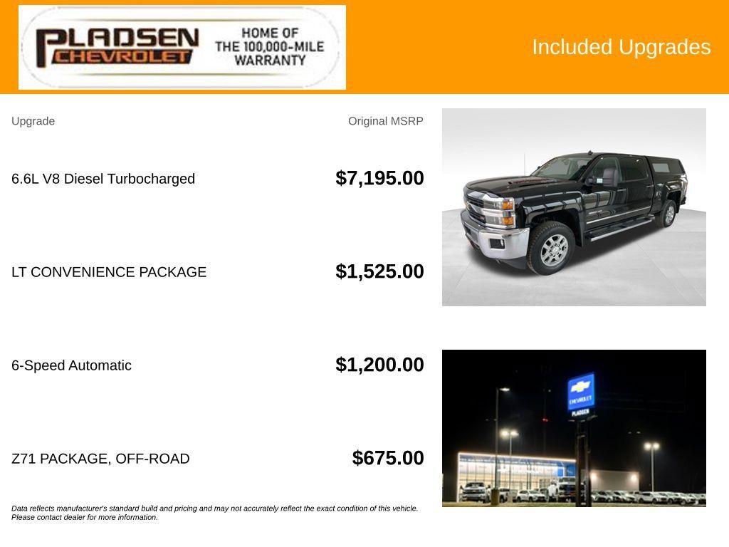 Used 2015 Chevrolet Silverado 3500 LT w/ LT Convenience Package AWD/4WD image 5