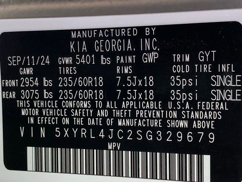 Used 2025 Kia Sorento S w/ Panoramic Sunroof Package image 54