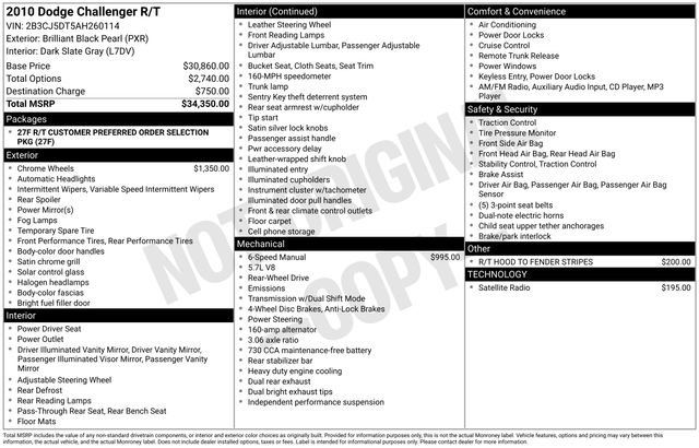 Used 2010 Dodge Challenger R/T RWD image 4