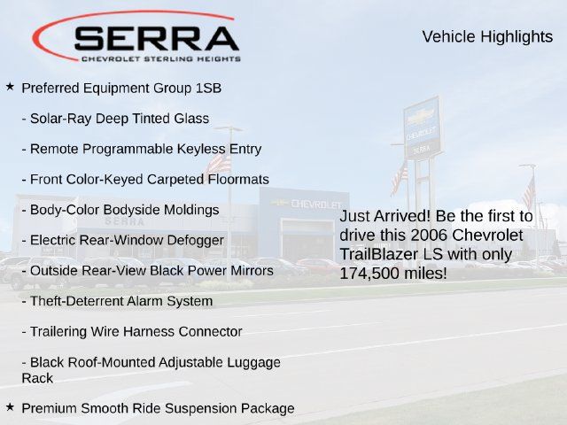 Used 2006 Chevrolet TrailBlazer LS w/ LS Preferred Equipment Group AWD/4WD image 3