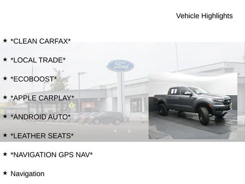 Used 2021 Ford Ranger Lariat w/ Equipment Group 501A High image 19
