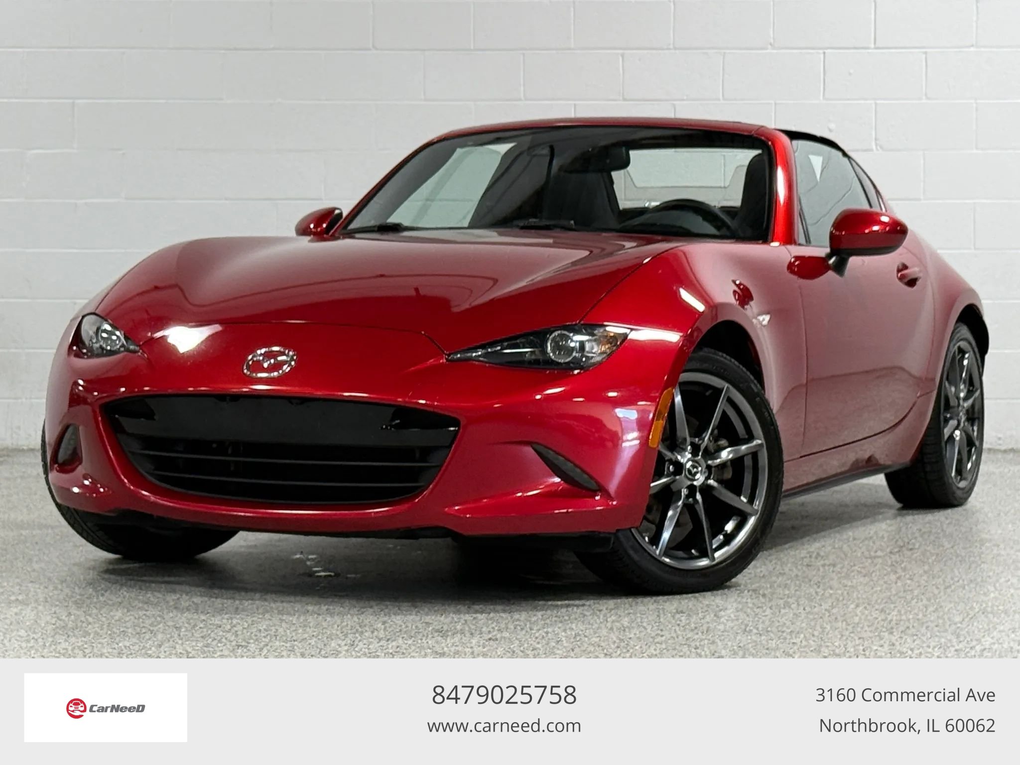Used 2017 MAZDA MX-5 Miata RF Grand Touring RWD image 1