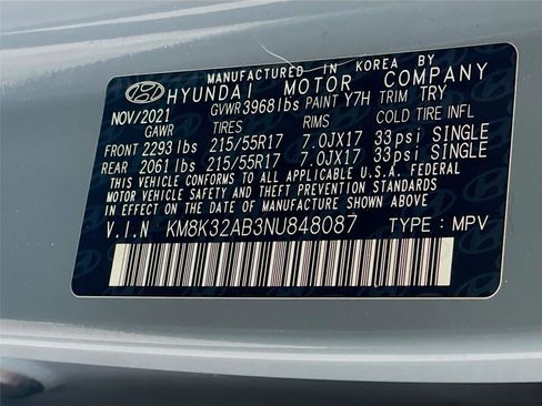 Used 2022 Hyundai Kona SEL w/ Convenience Package FWD image 34