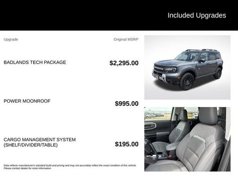 New 2026 Ford Bronco Sport Badlands w/ Badlands Tech Package AWD/4WD image 5