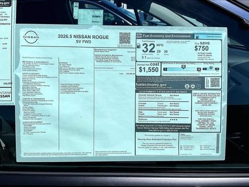 New 2026 Nissan Rogue SV FWD image 12