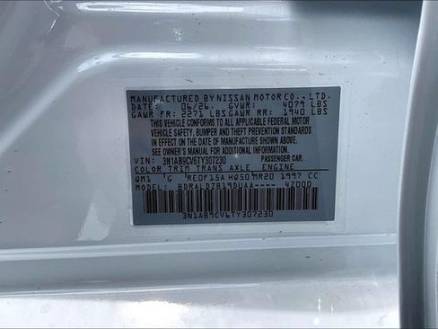 New 2026 Nissan Sentra SV w/ Floor Mat Package FWD image 13