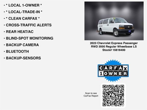 Certified 2023 Chevrolet Express 3500 LS image 7