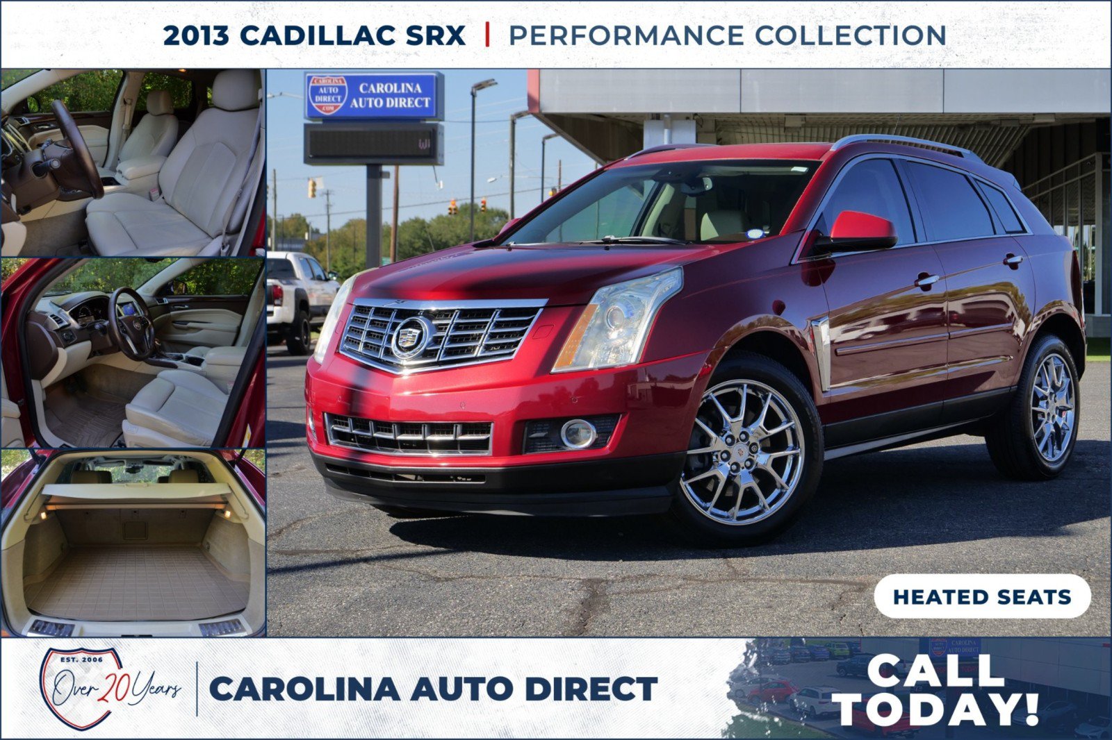 Used 2013 Cadillac SRX Performance w/ Driver Awareness Package FWD image 1
