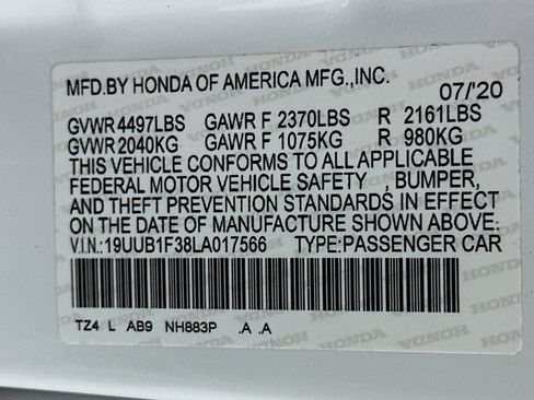 Used 2020 Acura TLX FWD image 12