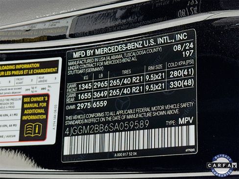 Certified 2025 Mercedes-Benz EQE 350+ SUV image 34
