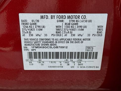 Used 2020 Ford Explorer ST w/ ST Street Pack AWD/4WD image 40